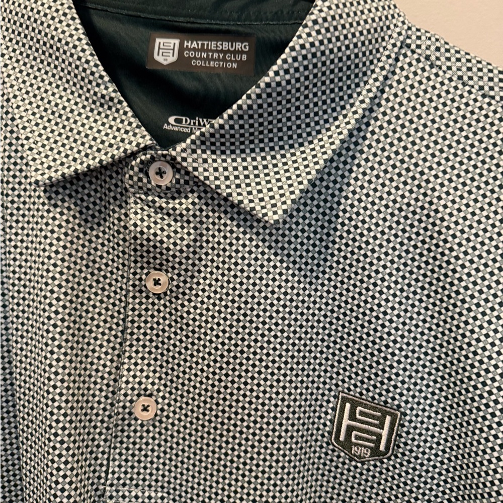 Hattiesburg Country Club Collection Green Diamond Polo - XL